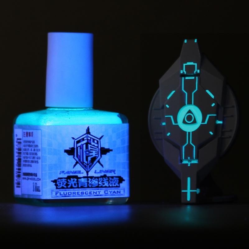 18ml QWmodel Fluorescent Panel Line Accent Color for Mecha Model Coloring Painq5