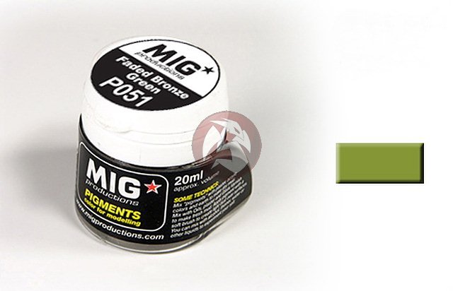 Mig Productions Pigments Faded Bronze Green P051