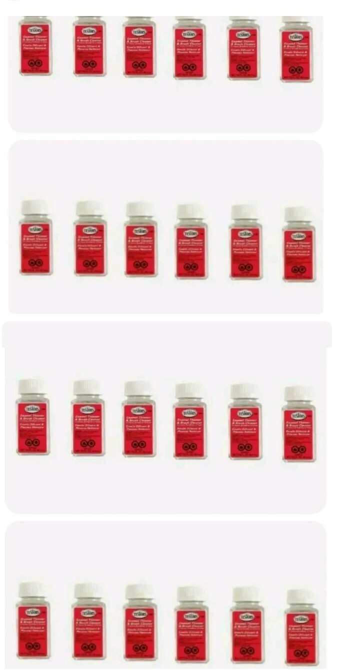 24 TESTORS ENAMEL PAINT THINNER & BRUSH CLEANER 1 3/4 fl oz 51.7 ml TES1156