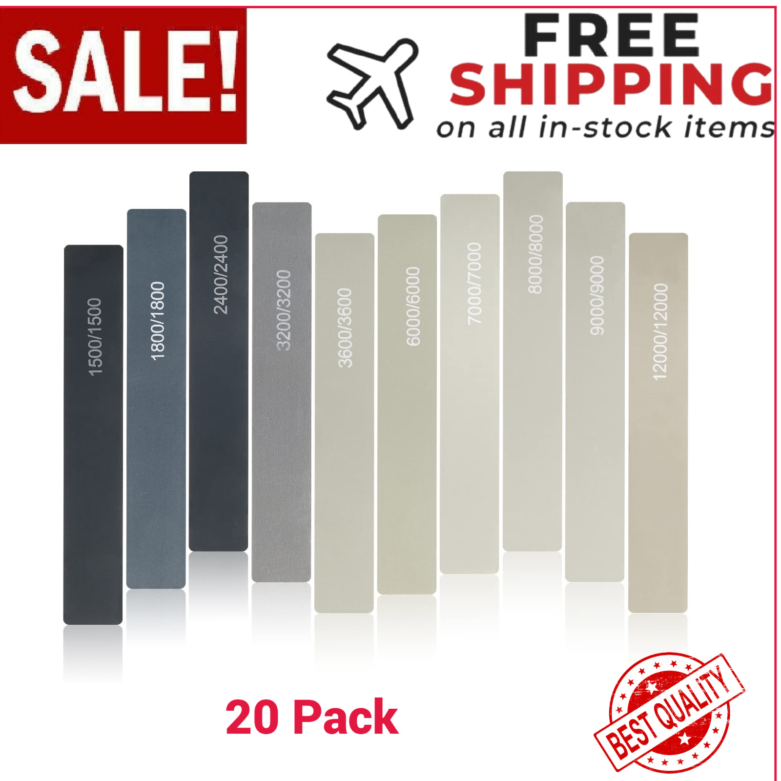 20 Pieces Sanding Sticks for Plastic Models Polishing Sanding Sticks Tools