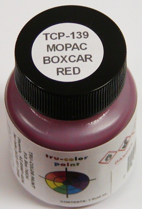 Tru-Color Paint TCP-139 Missouri Pacific Boxcar Red 1oz Bottle