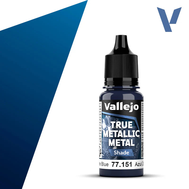 Vallejo True Metallic 77.151 Sapphire Blue Shading 18ml
