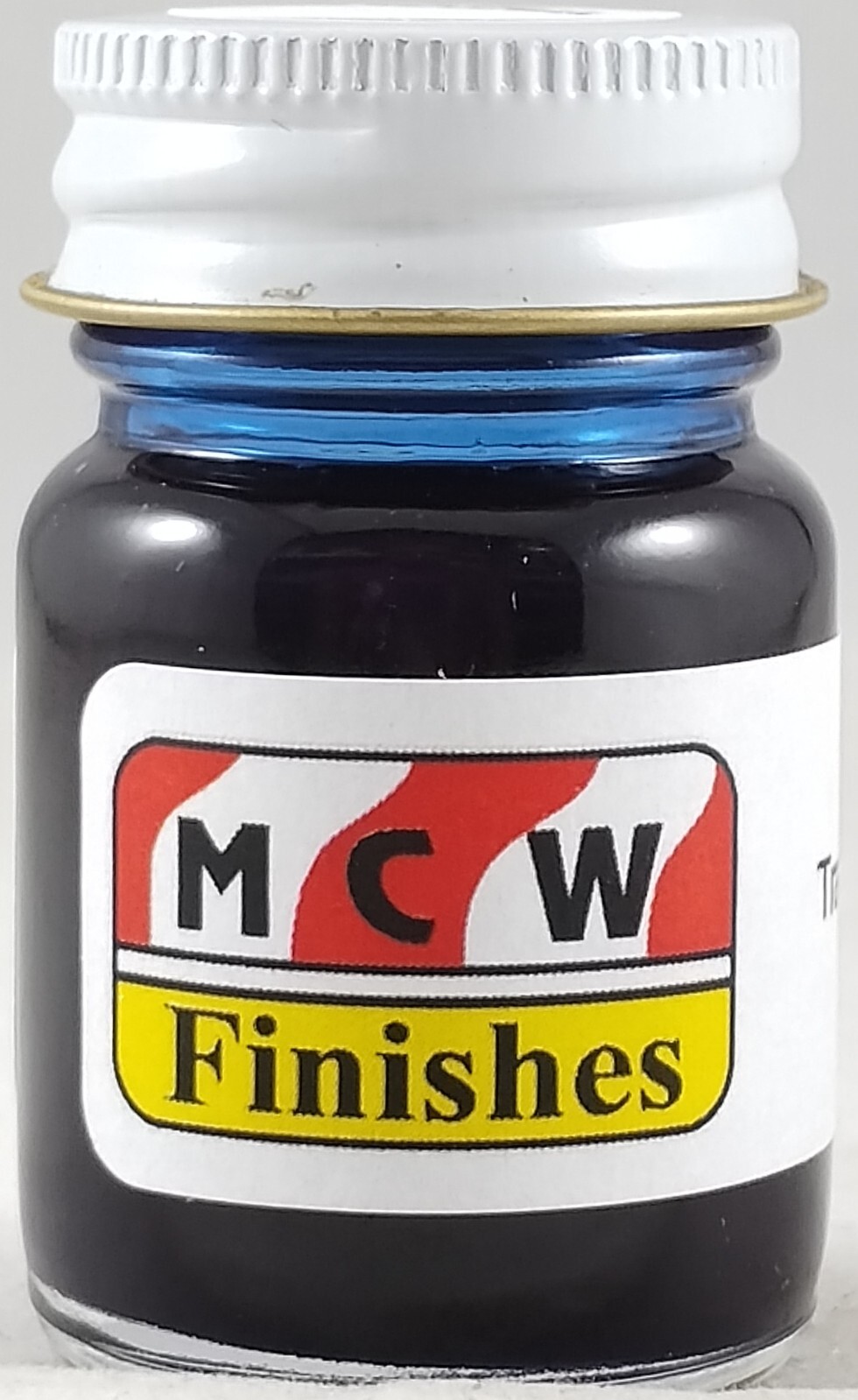 MCW Finishes 2412E Transparent Blue Enamel Model Paint for Auto