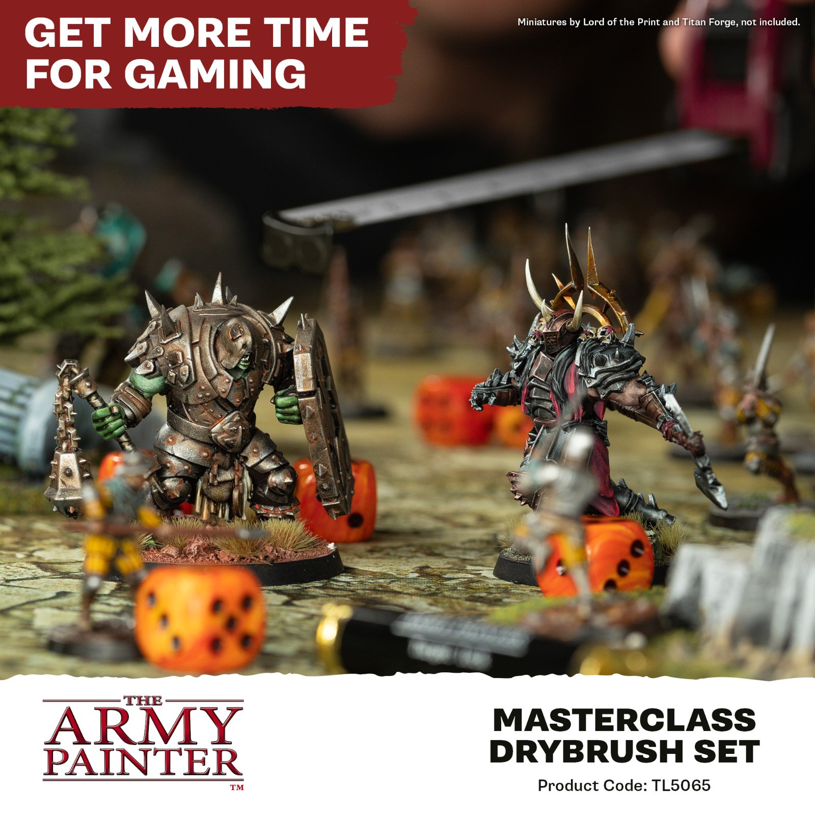 Army Painter Master Class DRY BRUSH SET (3PCS) #TL5065