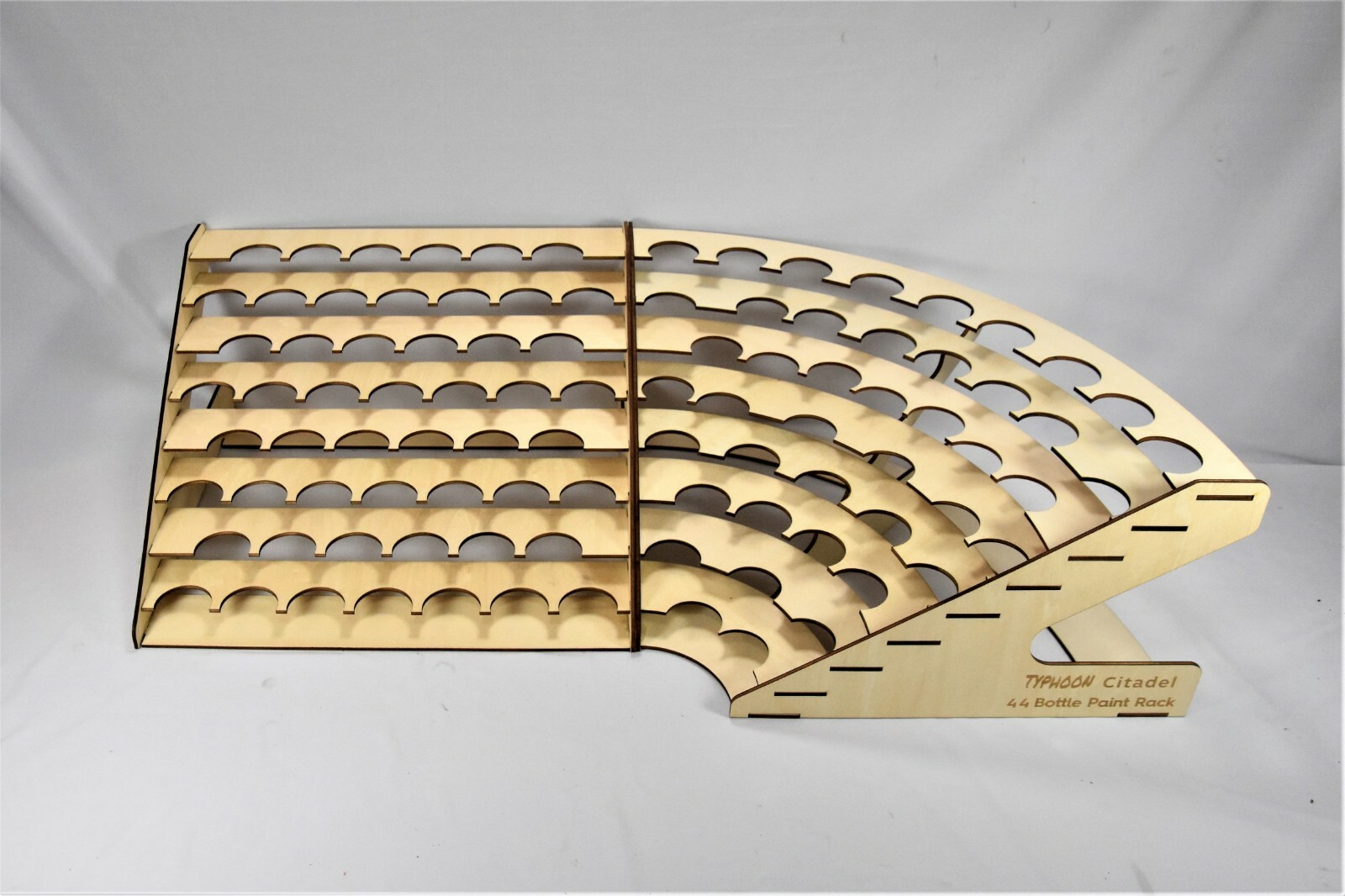 52 BOTTLE CITADEL PAINT RACK USA TYPHOON© HOBBY MINIATURE STORAGE WOODEN