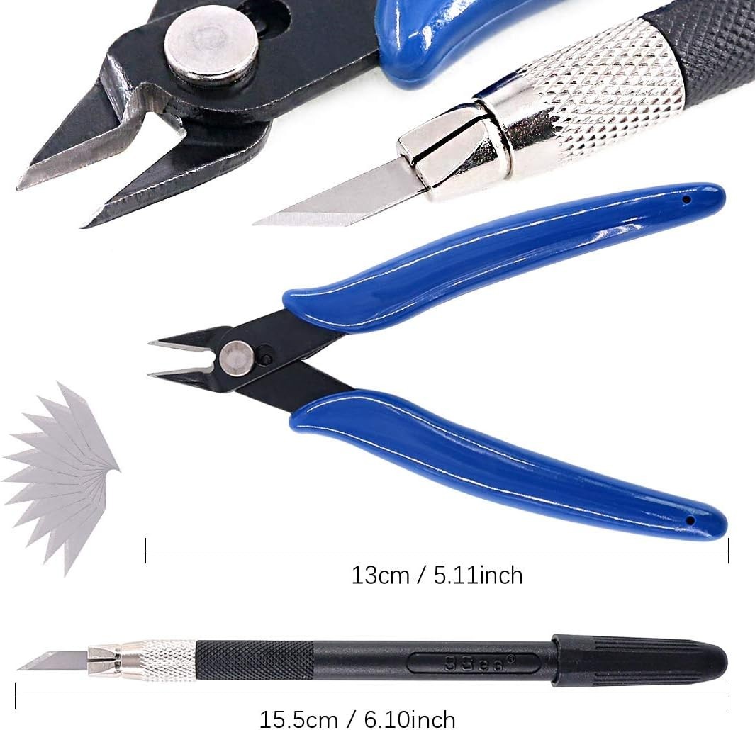 29Pcs Modeler Basic Tools Craft Set Model Tools Kit Hobby Building Tools Kit …