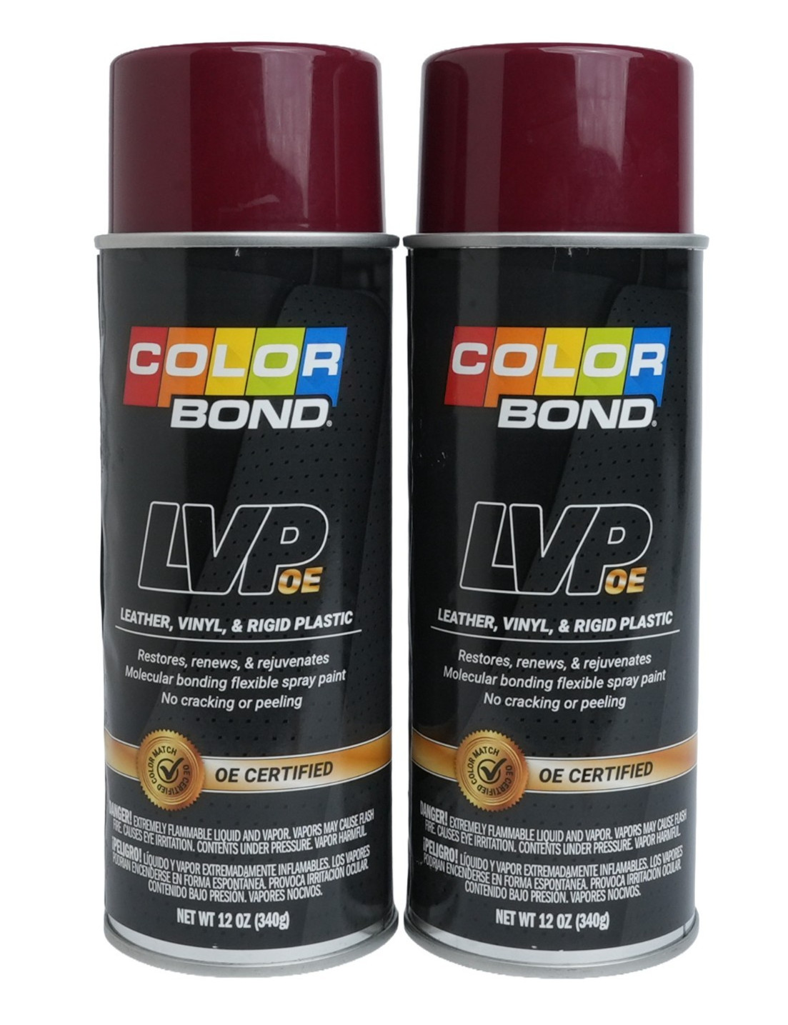 ColorBond Automotive Coating: Leather, Vinyl & Plastic, Ford King Ranch Red 2/PK