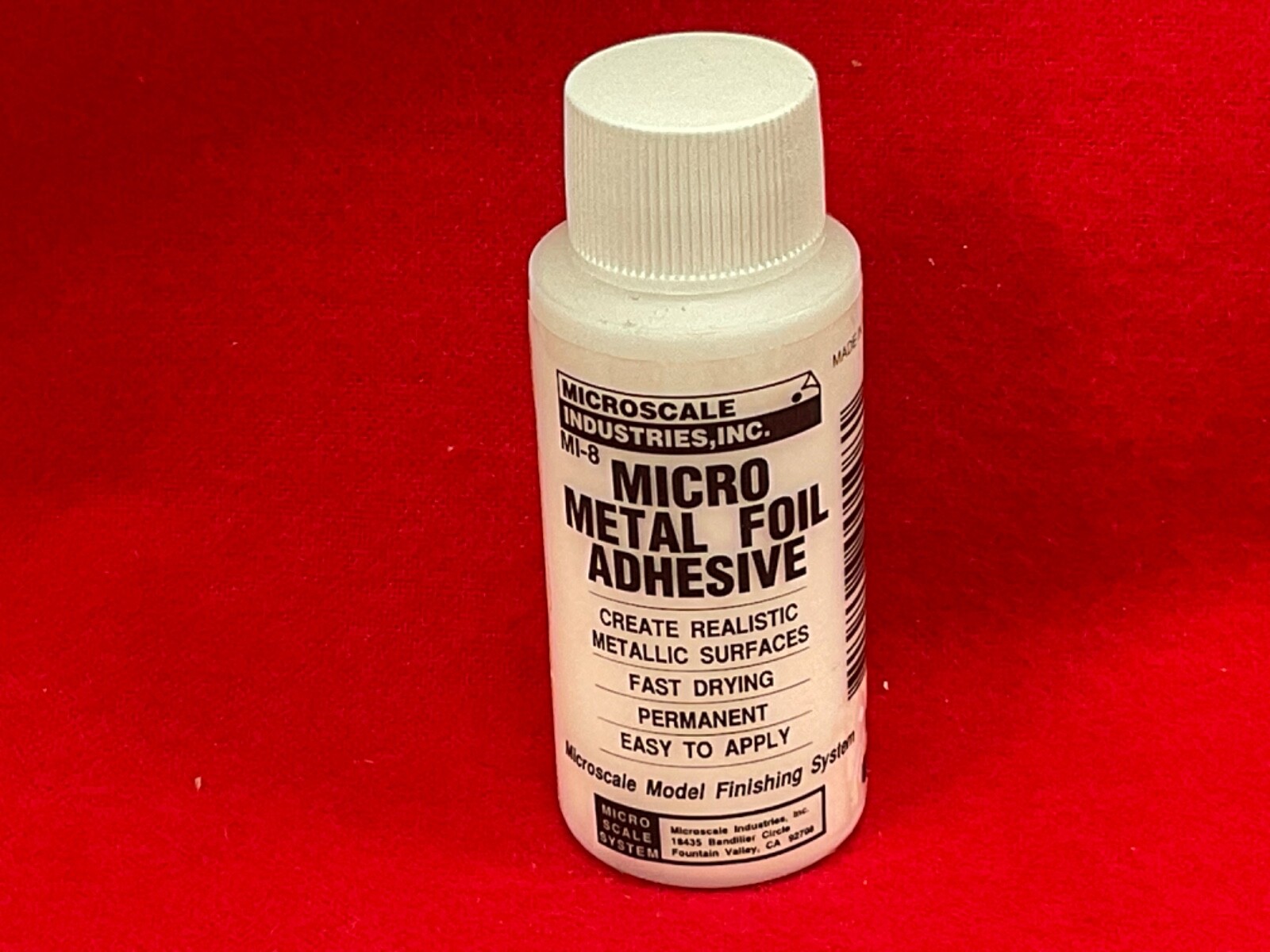 Microscale Industries MI8 MICRO METAL FOIL ADHESIVE 1 oz bottle models modeling