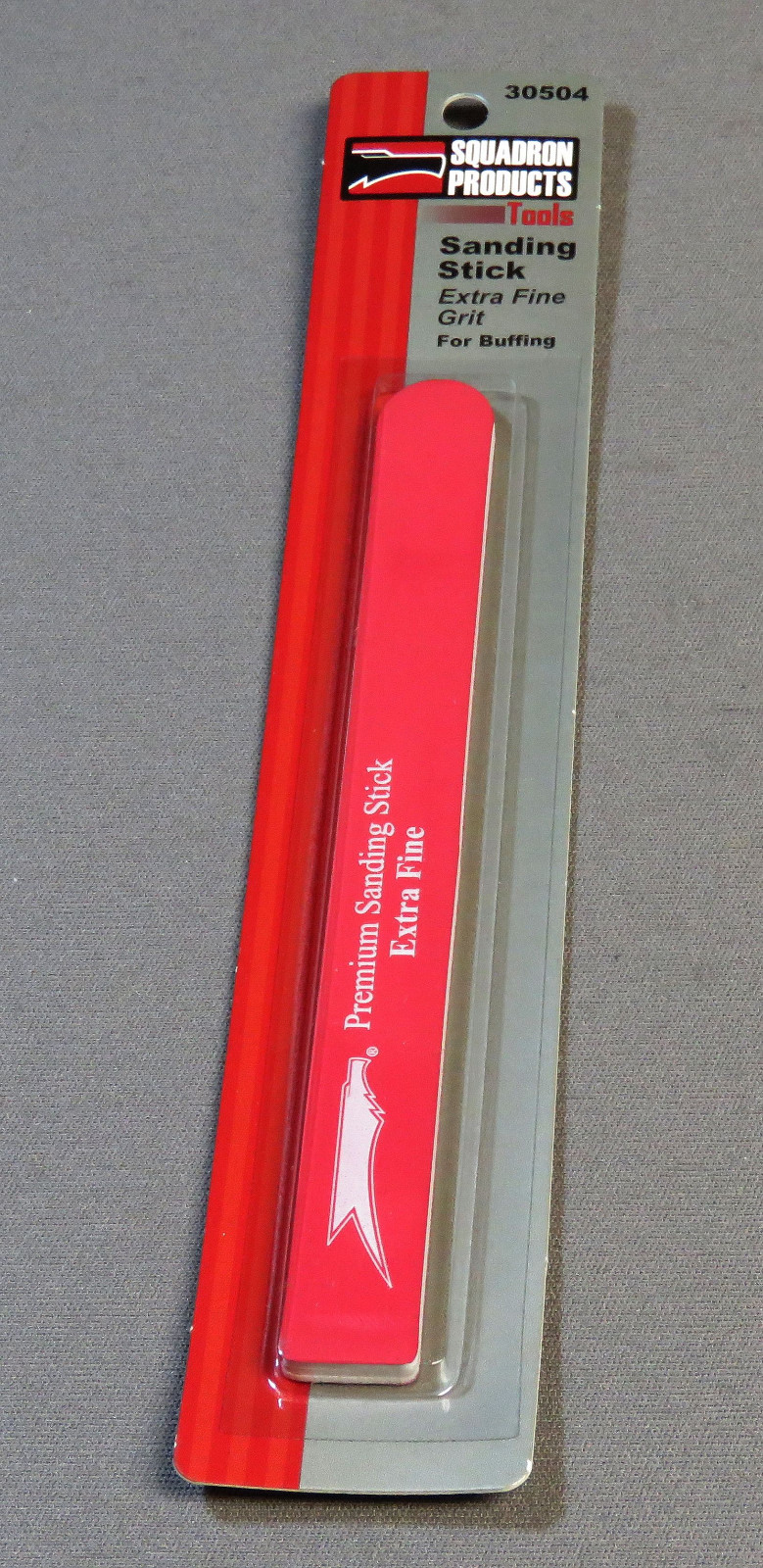 SQUADRON PRODUCTS SANDING STICK EXTRA FINE GRIT for model buffing SQU30504 NEW