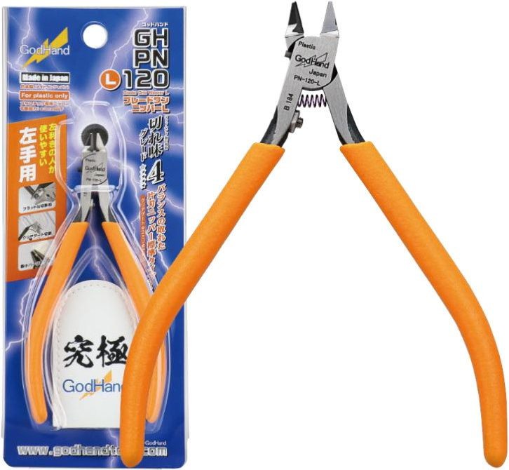 GodHand PN-120-L Blade One Hobby Plastic Nipper Left Handed USA Seller