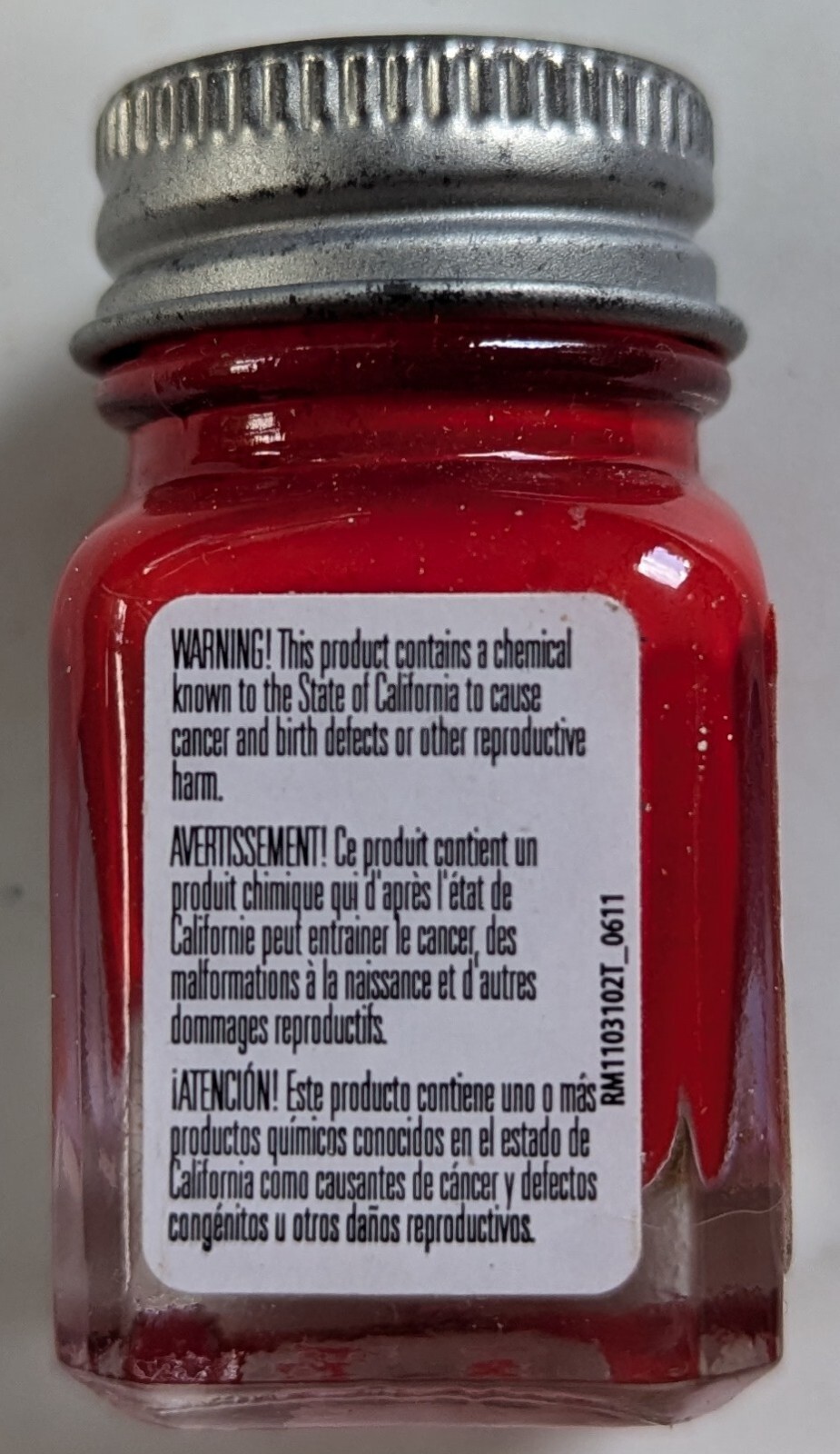 Testors 1/4oz Gloss Red Enamel Model Paint 1103 New