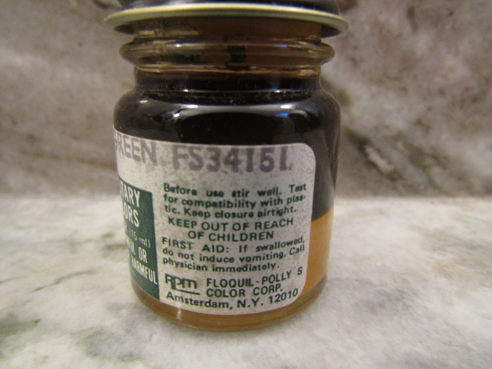 FLOQUIL ENAMEL MODEL HOBBY PAINT – MILITARY COLORS .5 oz – INTERIOR INT. GREEN