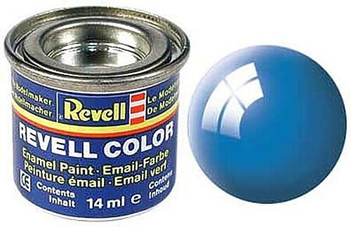 Revell-Germany 14ml. Enamel Light Blue Gloss Tinlets – Hobby and Model Enamel